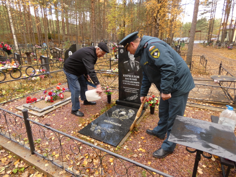 12 октября 2022 года в преддверии наступления зимних холодов состоялись рабочие посещения мест захоронения участников Великой Отечественной войны Семенова Георгия Алексеевича, Климкина Николая Павловича и Кириллова Василия Степановича