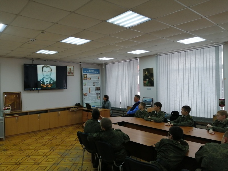 В музейно-образовательном комплексе «Вера! Отечество! Честь!» Карельского кадетского корпуса имени Александра Невского прошел Урок Мужества