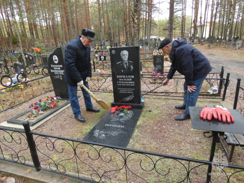 Посещение места захоронения участника Великой Отечественной войны Кириллова Василия Степановича